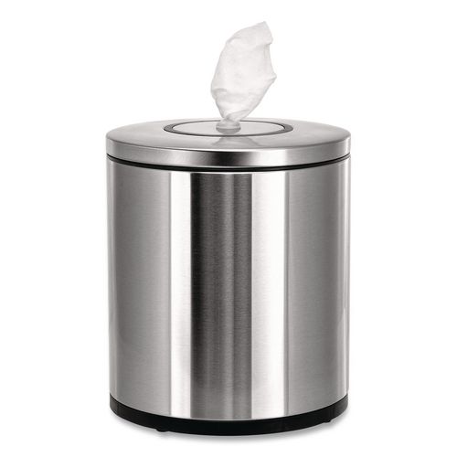 Stainless Steel Tabletop Wipes Dispenser, 10 x 10 x 11.75, Brushed Stainless Steel