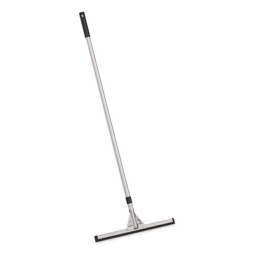 Double Neoprene Foam Floor Squeegee with 72" Aluminum Telescopic Handle, 18" Wide Blade