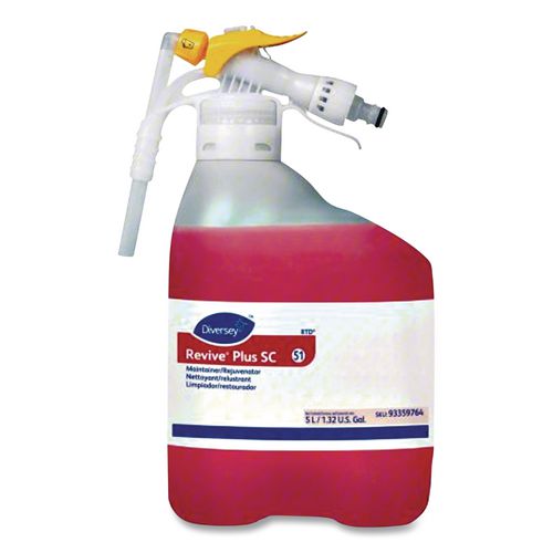 Revive Plus Super Concentrate Floor Maintainer/Rejuvenator, Citrus Scent, 5.3 qt Bottle