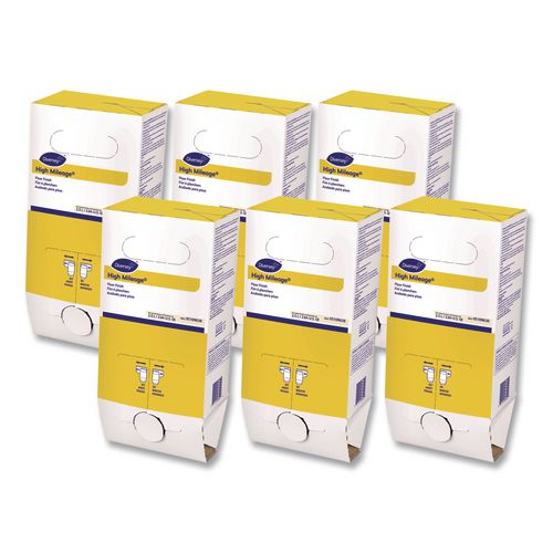 High Mileage UHS Floor Finish, Light Scent, Liquid, 2.6 qt ProSpeed Refill, 6/Carton