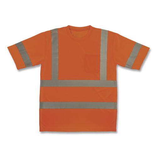 GloWear 8367 Class 3 Essential Hi-Vis T-Shirt, 2X-Large, Orange