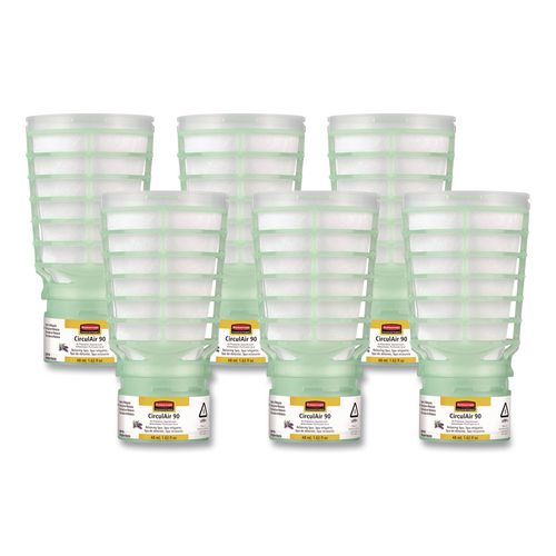 CirculAir 90 Passive Air Care Refill, Relaxing Spa, 48 mL Refill, 6/Carton