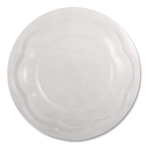 PLA Salad Bowl Lids, 6.8" dia x 0.8" h, Clear, Plastic, 600/Carton