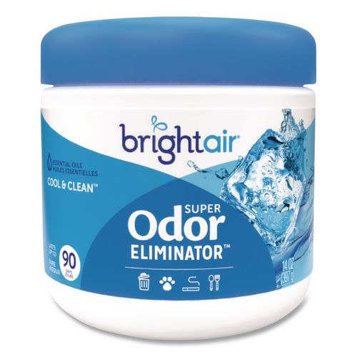 Super Odor Eliminator, Cool and Clean, Blue, 14 oz Jar