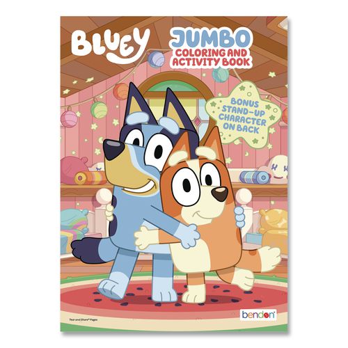 Bluey Jumbo Coloring and Activity Book, Ages 3 and Up, 64 Pages