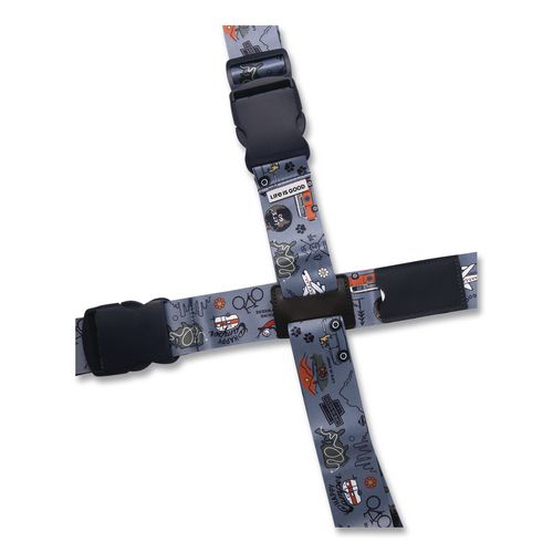 Polyester Luggage Strap, 75", Multicolor