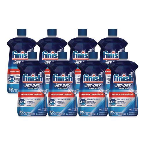 Jet-Dry Rinse Agent, 8.45 oz Bottle, 8/Carton