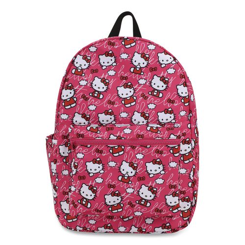 Hello Kitty Travel Backpack, Fits Devices Up to 15", 12 x 7 x 16.5, Multicolor