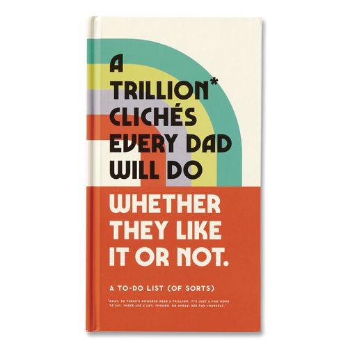 Guided Journal: A Trillion Cliches Every Dad Will Do, Vintage Artwork, Multicolor Cover, (200) 8.5 x 4.5 Sheets