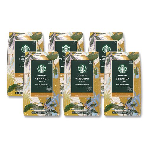 VERANDA BLEND Coffee, Ground,1 lb Bag, 6/Carton