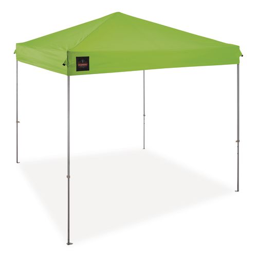 SHAX 6001 Lightweight Pop-Up Tent, 10 ft x 10 ft, Polyester/Steel, Lime