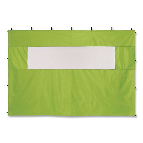SHAX 6195 Pop-Up Tent Sidewall with Mesh Window, 10 ft x 10 ft, Polyester/Steel, Lime