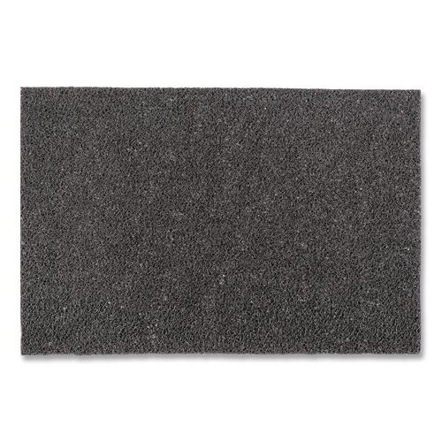 Doortex Twistermat Outdoor Entrance Mat, Rectangular, Storm Gray Coiled Loops Surface, 16" x 24"
