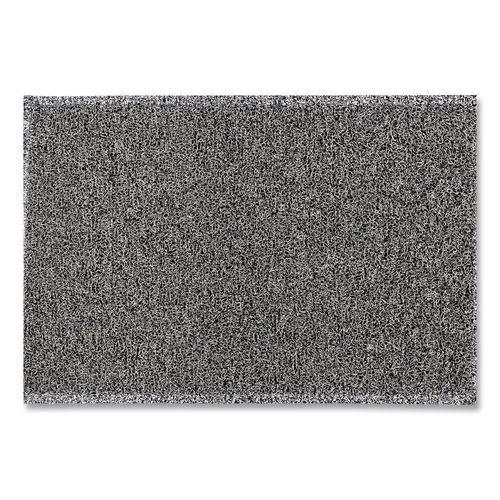Doortex Twistermat Indoor Entrance Mat, Rectangular, Black/White, Coiled Loops Surface, 20" x 32"