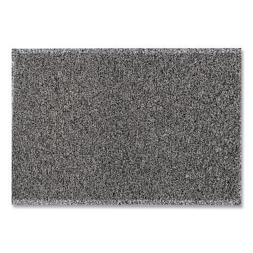 Doortex Twistermat Indoor Entrance Mat, Rectangular, Black/White Coiled Loops Surface, 48" x 72"
