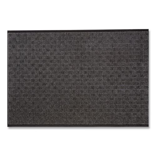 Doortex Ribmat Entrance Mat, Rectangular, Charcoal Raised Rib Surface, 48" x 72"