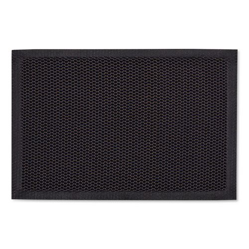 Doortex Meshmat Entrance Mat, Metallic Blue/Orange Mesh Nylon/ Vinyl Surface, 20 x 32