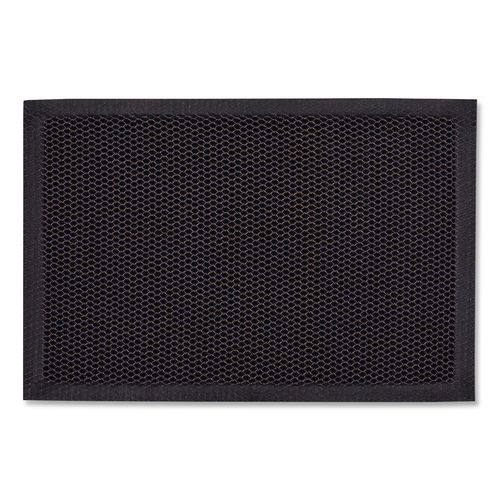 Doortex Meshmat Entrance Mat, Metallic Blue/Orange Mesh Nylon/Vinyl Surface, 16 x 24
