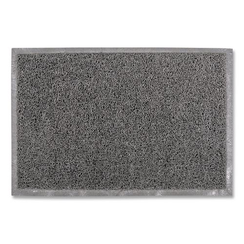 Doortex Twistermat Indoor Entrance Mat, Rectangular, Storm Gray Coiled Loops Surface, 36" x 60"