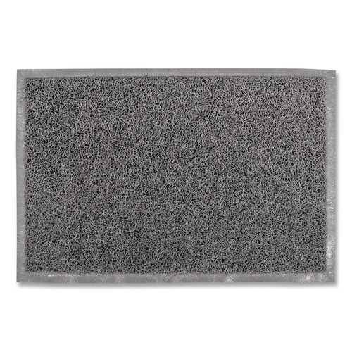 Doortex Twistermat Indoor Entrance Mat, Rectangular, Storm Gray Coiled Loops Surface, 48" x 72"