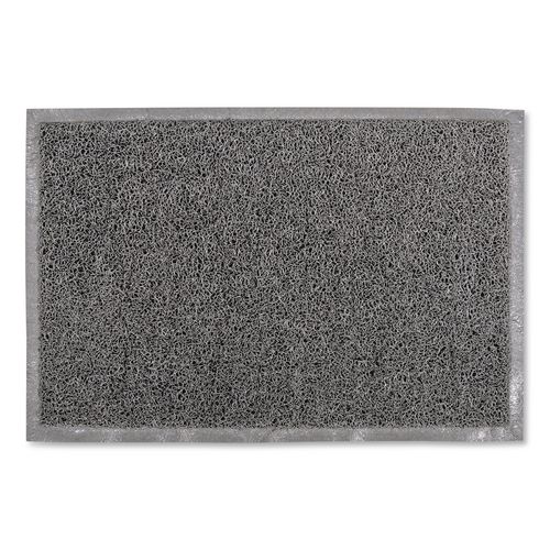 Doortex Twistermat Indoor Entrance Mat, Rectangular, Storm Gray Coiled Loops Surface, 20" x 32"