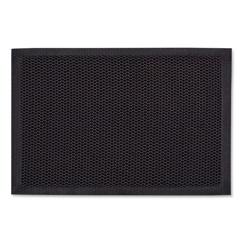 Doortex Meshmat Entrance Mat, Metallic Blue/Orange Mesh Nylon/Vinyl Surface, 31 x 47