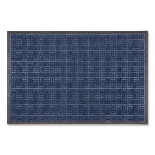 Doortex Ribmat Entrance Mat, Rectangular, Blue Raised Rib Surface, 24" x 36"