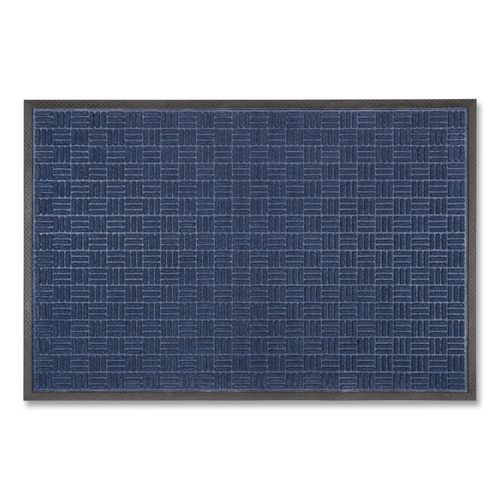 Doortex Ribmat Entrance Mat, Rectangular, Blue Raised Rib Surface, 48" x 72"