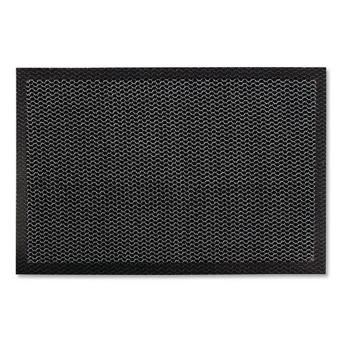 Doortex Meshmat Entrance Mat, Metallic Gray Mesh Nylon/Vinyl Surface, 20 x 32