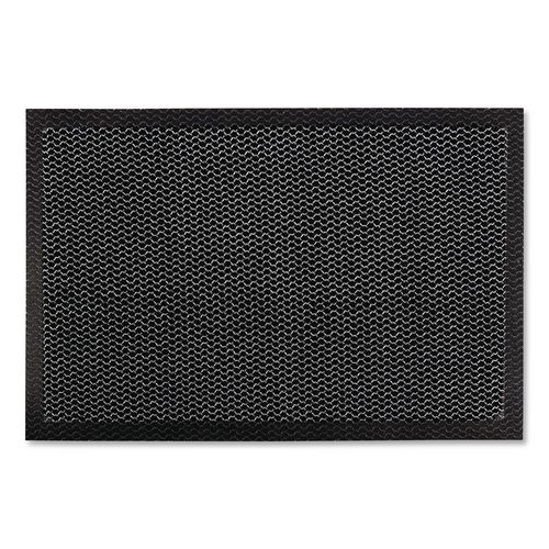 Doortex Meshmat Entrance Mat, Metallic Gray Mesh Nylon/Vinyl Surface, 31 x 47