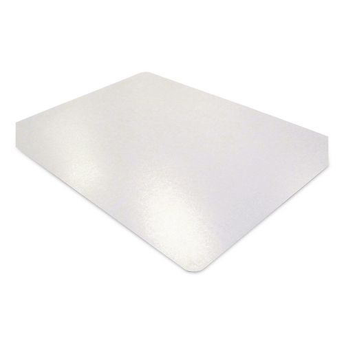 Cleartex Evolutionmat Rectangular Anti-Slip Chair Mat for Hard Floor/Carpet, Rectangle, Straight Edge, 36 x 48, Clear, Rolled