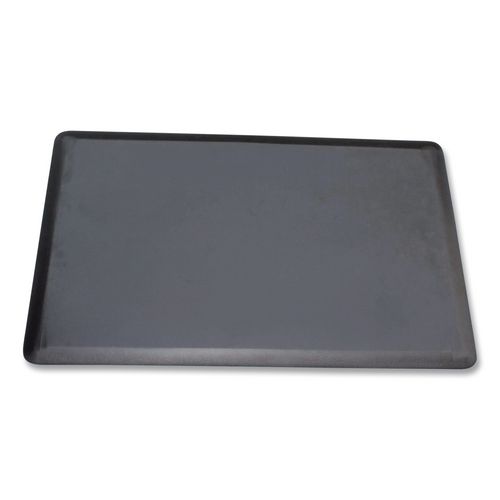 Doortex Black Foam PVC Anti-Fatigue Mat, Rectangular, Black Textured Surface, 16 x 24