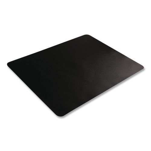 Desktex Black Vinyl Rectangular Desk Pad, 20 x 36, Black