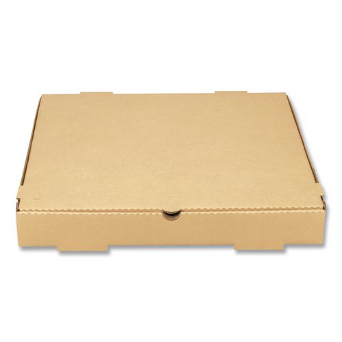 Corrugated Pizza Box, 16 x 16 x 2, Kraft, Cardboard, 50/Carton