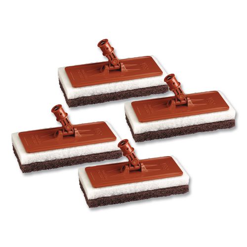 Doodlebug Threaded Pad Holder Kit, 4.63 x 10, Orange, 4/Carton