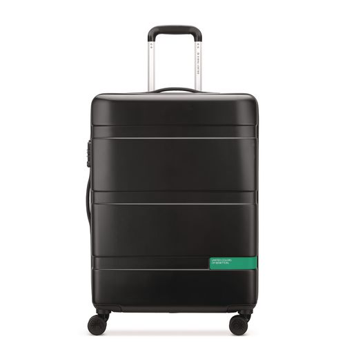 United Colors of Benetton x DELSEY PARIS NOW! 23" Hardside Spinner, 18 x 11 x 26, Black