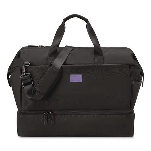 Florence by Mills x DELSEY PARIS Chillout Weekender Bag, 10 x 22.5 x 14.5, Black
