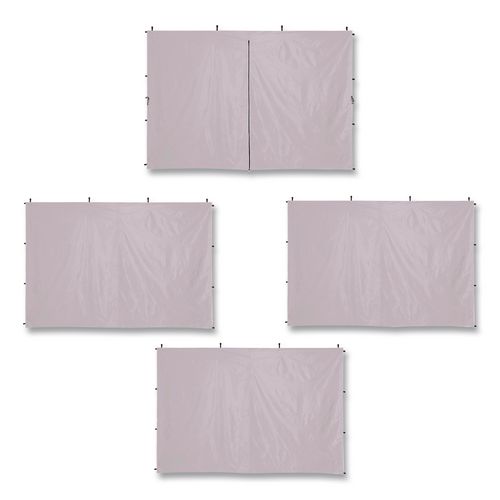 SHAX 6058 Pop-Up Tent Sidewall Kit, 10 ft x 10 ft, Polyester, White