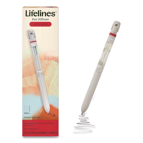 Essential Oil Blends Pen Diffuser, Spice Rush Scent, White