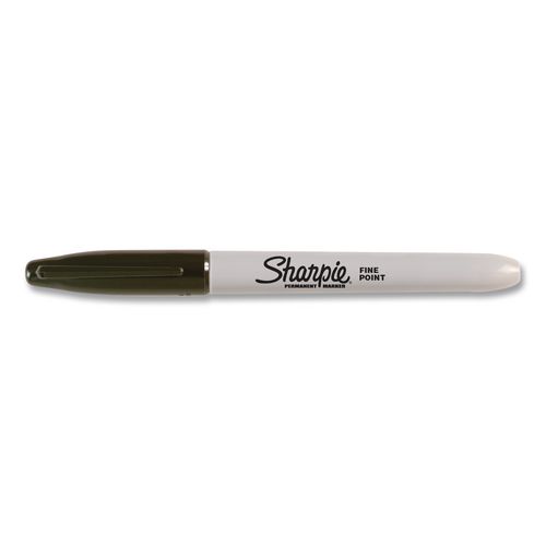 Fine Tip Permanent Marker, Bullet Tip, Black