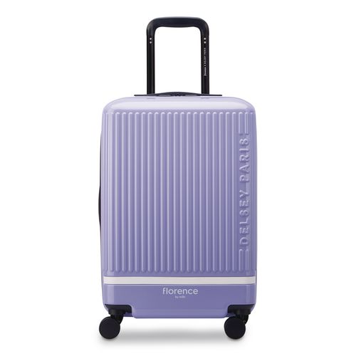 Florence by Mills x DELSEY PARIS Spin Me Away 20" Hardside Carry-On Suitcase, 14.75 x 9.75 x 22.75, Lavender