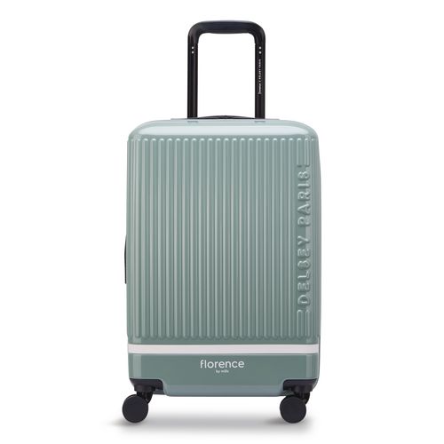 Florence by Mills x DELSEY PARIS Spin Me Away 20" Hardside Carry-On Suitcase, 14.75 x 9.75 x 22.75, Sage Green