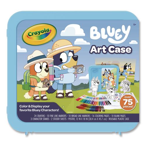 Bluey Art Case, 75 Pieces