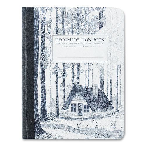 Sewn Composition Book, Medium/College Rule, Redwood Creek, (80) 9.75 x 7.5 Sheets