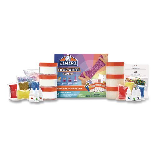 Color Wheel Slime Kit, Ages 6 and Up, 24 Pieces