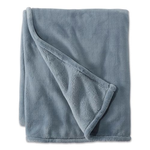 Wicked Plush Throw, 50 x 60, Cadet Blue