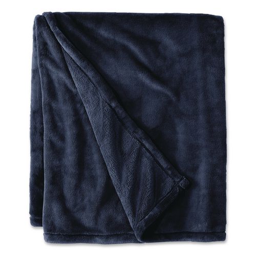 Wicked Plush Throw, 50 x 60, Navy