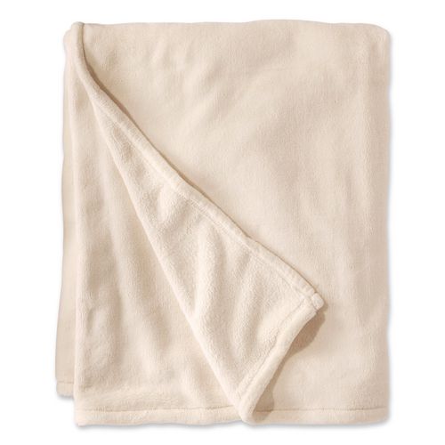 Wicked Plush Throw, 60 x 80, Antique White