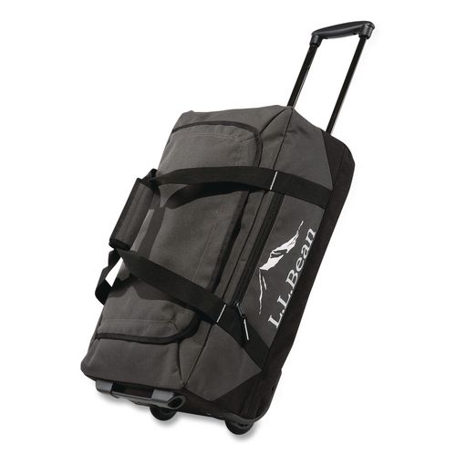 Adventure 22" Polyester Telescoping Carry-On Travel Duffel with Wheels, 22 x 12 x 9, Alloy Gray