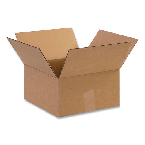 Shipping Boxes, Regular Slotted Container (RSC), 12" x 12" x 6", Kraft, 25/Bundle